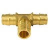 Apollo Expansion Pex 1/2 in. Brass PEX-A Barb Tee Fitting EPXT12